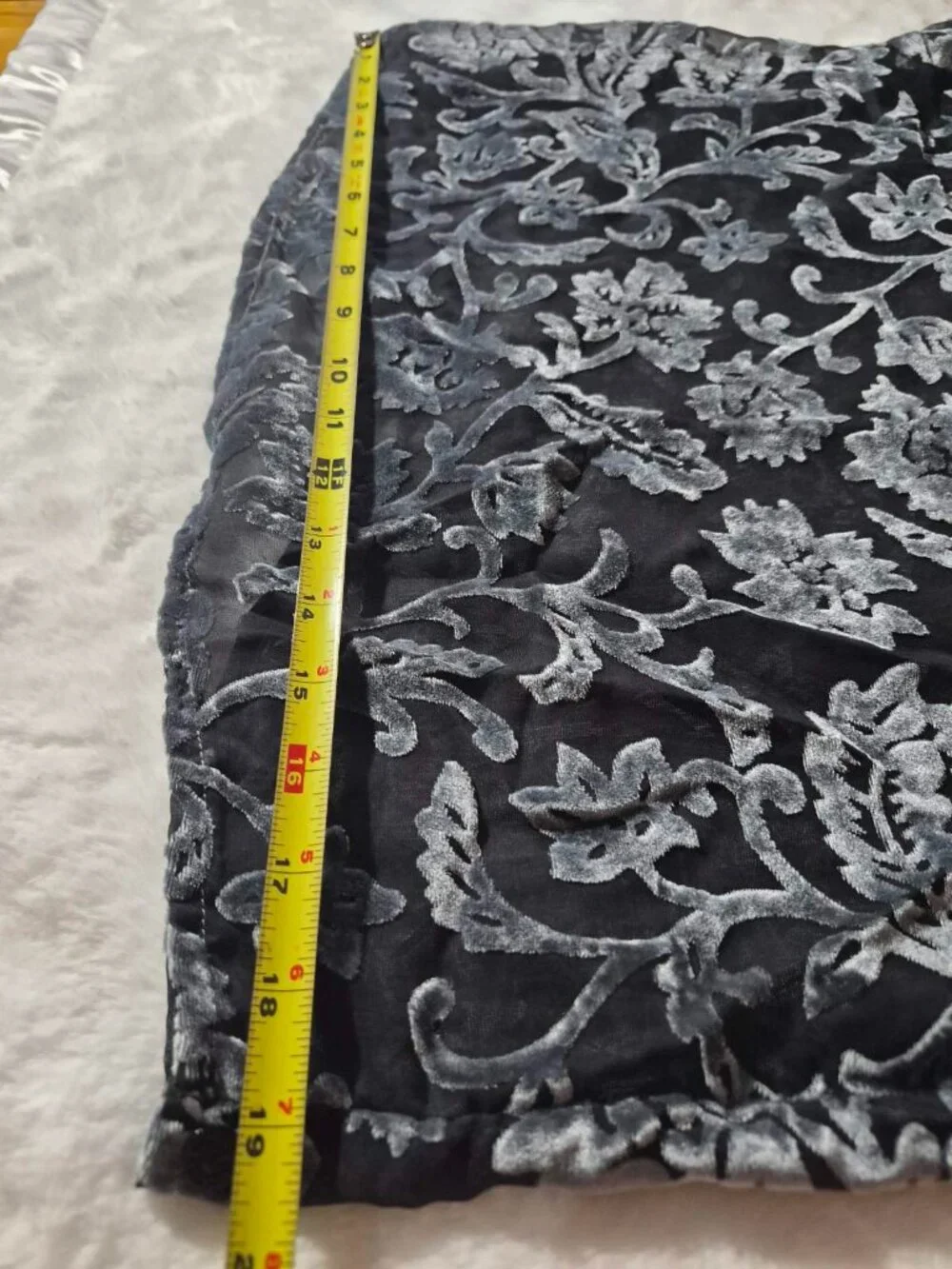 Black/silver translucent blouse - Picture 5 of 10